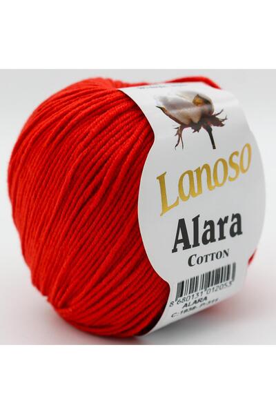 Lanoso 1938 Fir roșu Alara pentru tricotat manual