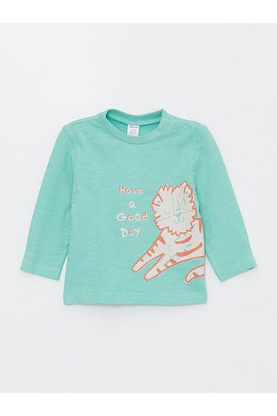 LC Waikiki LCW Crew Neck Baby Boy T-Shirt and Pants 2 Pieces Set