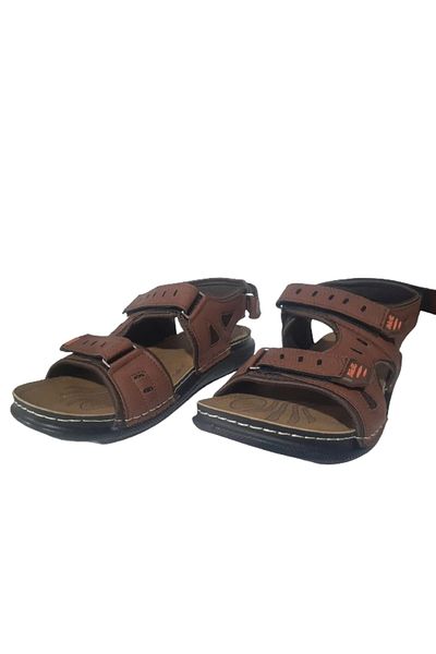ALC Ανδρικά σανδάλια Eren Dark Brown - Άνετη σόλα, Ρυθμιζόμενο Velcro ALC789-14