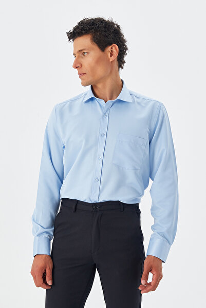 ModaPlaza Чоловіча класична сорочка з сатину 2188