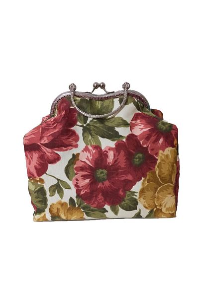 Angels' Collection Handmade Vintage Handbag with Metal Clip