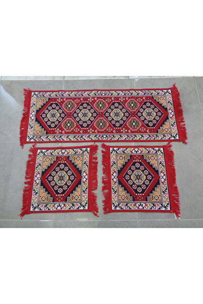 ŞAHMERDANOĞLU Double-Faced and Washable Rug Car Seat Set - Auto Cushions 130x...