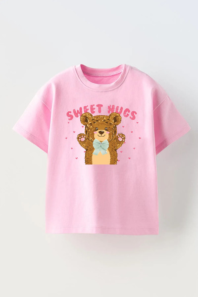 c.c.l. coccolin kids baby clup Sweet Hugs εμπριμέ μπλουζάκι υπερμεγέθη για κο...