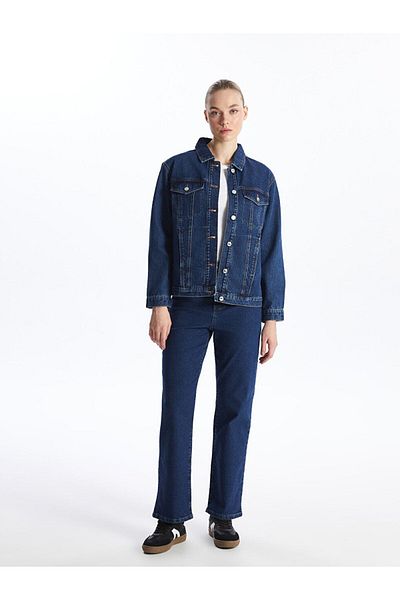 LC Waikiki Damen-Jeanshose mit gerader Passform