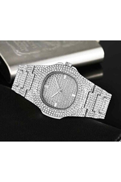 Spectrum Women's Stone Detailed Clock