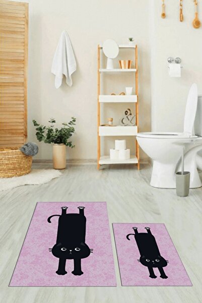 EY HOME Ψηφιακό με τύπωμα Πλενόμενο αντιολισθητικό σετ καθίσματος τουαλέτας μ...