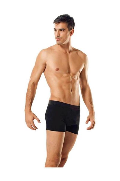 GÜMÜŞ 6 τεμάχια μπόξερ Lycra σε μαύρο χρώμα