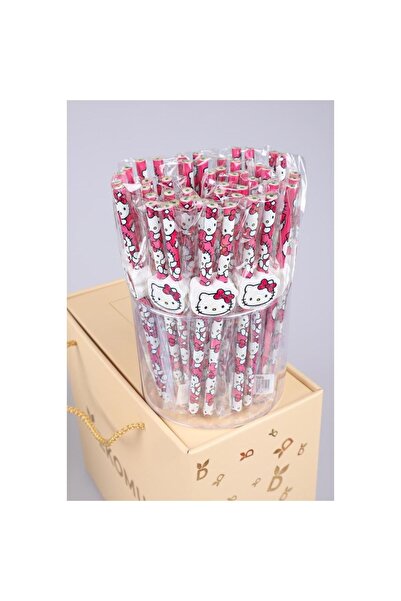 Hello Kitty Lisanslı Hello Kıtty Silgili 2'li Kurşun Kalem Seti