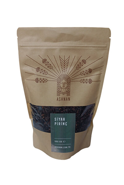 Ashnan Siyah Pirinç 500 gr Glutensiz , Antioksidan , Superfoods , Lif , Uzun Tane ,