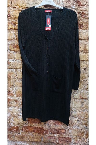MERSA Mercerized Long Cardigan - Κομψό σχέδιο