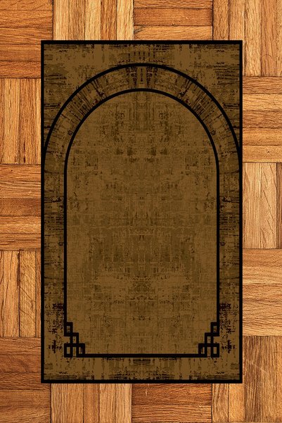 EY HOME Digital Printed Washable Simple Pattern Gift Prayer Rug Prayer Mat 70X130