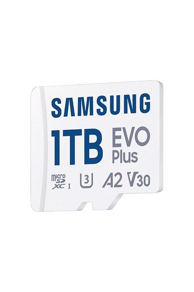 Samsung Evo Plus 1Tb Microsd - 160Mb White Memory Card, Türkiye Guaranteed