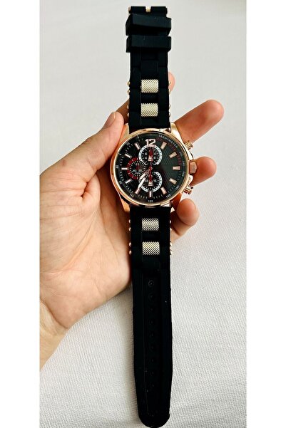 Spectrum Siyah Silikon Kordon Erkek Kol Saati