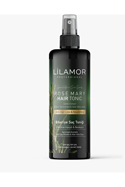 Lilamor Biberiye Yağı 50ml + Tonik 250ml Saç Dökülmesi ve Yıpranmış Saçlar İçin Hızlı Saç Uzatmaya Yardımcı
