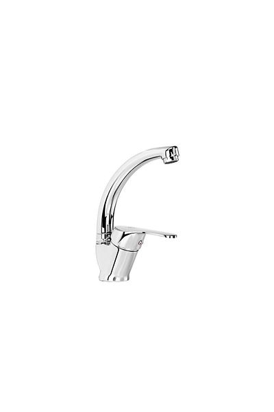 Vatan Long Spout Kitchen Faucet Open Close Mix Swan Faucet ( Double Water Inlet ) 40 Cartridges