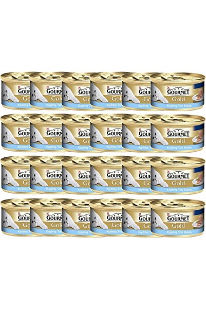 Gourmet Gourmet Gold Kıyılmış Ton Balıklı Kedi Konservesi 85 gr x 24 Adet