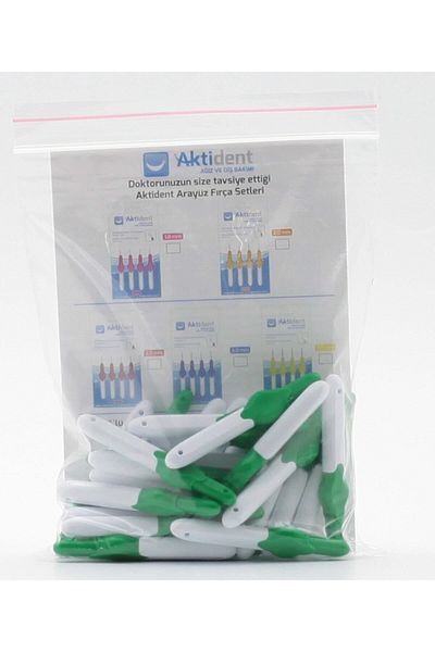 Aktident Green 25-Piece Interface Brush Set