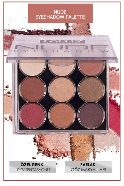 Lollis Nude Far Paleti 9 Renk