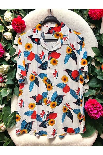 stanpolis Summer Flower Print Cool Shirt - Spring Colors, Stylish and Comfortable Design