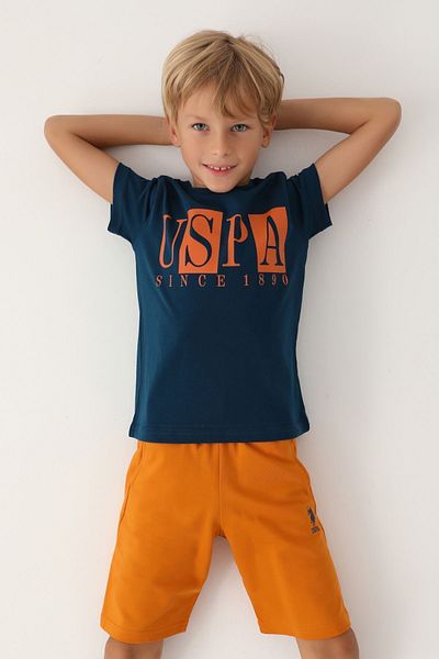 U.S. Polo Assn. Βερμούδα Σετ Βερμούδας για αγόρια με γραπτή άδεια Polo Assn