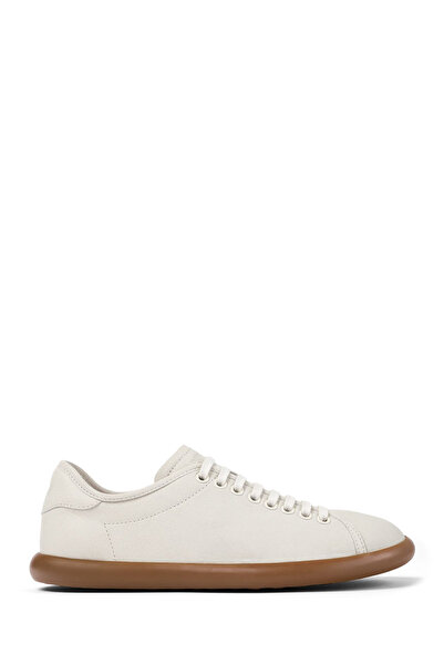 CAMPER White Leather Casual Sneaker - Left Lace Up, Pelotas Women - K 201668