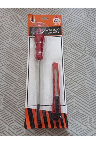 maket bıçağı ve tornavida 2 'li set