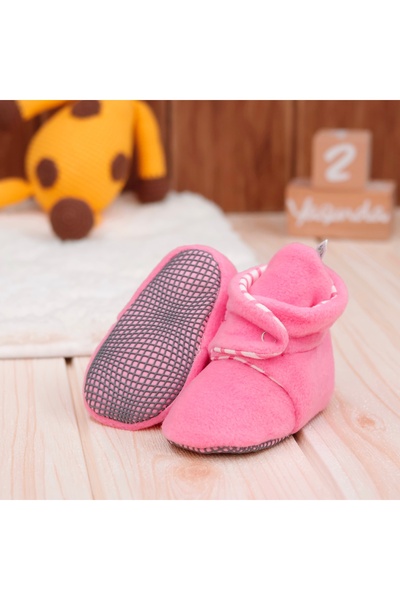 Ella Bonna Podšité organickou bavlnou proti pocení – dětské botičky s protiskluzovou podrážkou a domácí botičky İlkadım