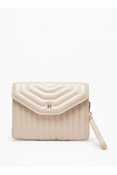 Flora Bella by Shoexpress Flora Bella Quilted Clutch with Wrist Loop