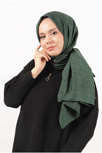 Pikas Σάλι μεταξένιας βισκόζης με μοτίβο ραβδιού