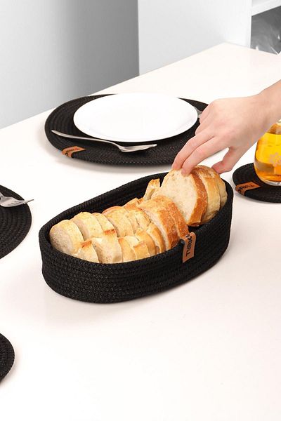 Pikas Jute Wicker Basket Set - Multi-Purpose Organizer, 100% Handmade