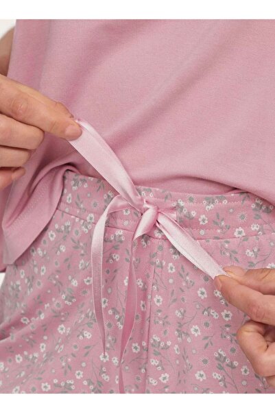 İpek Γυναικείο Σετ Πιτζάμες Μη Μανίκια με Σορτς