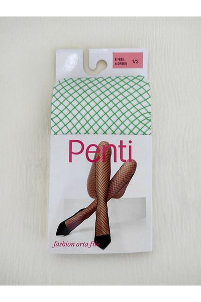 Penti КОПИЕ - Модни средно големи мрежести лилави чорапогащи