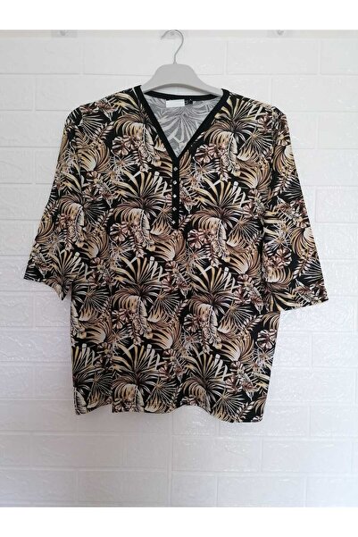 anne moda ankara Καλοκαιρινό μανίκι Κάπρι, Μπλούζα με καρφιά κατά του ιδρώτα