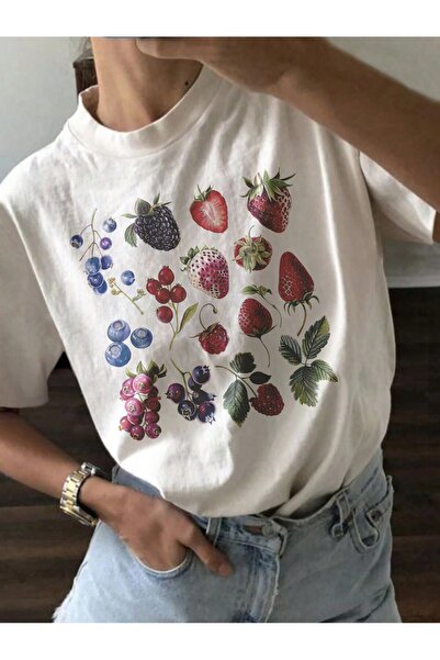 Bengi Clothing Μπλουζάκι με κοντό μανίκι από λευκό οργανικό βαμβάκι Oversize Cut