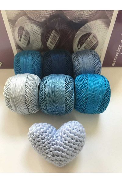 domino 8 Seturi de 6 șiruri de broderie Koton Perle