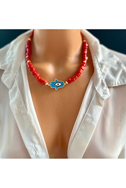 Limi Design زهرة الرمان الزجاج الخرز اليد فاتمان الاكسسوارات اليدوية بودروم ق...