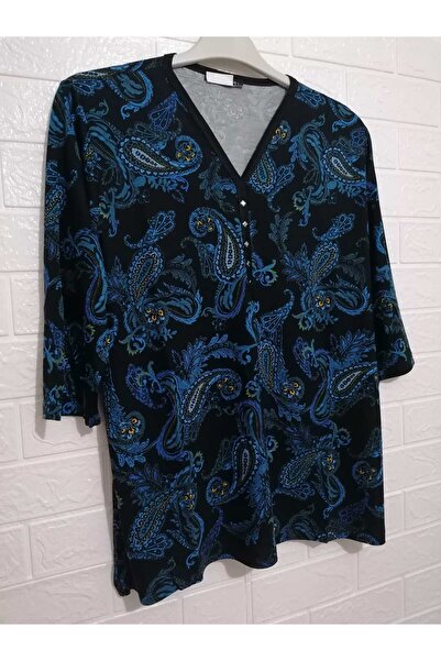 anne moda ankara Καλοκαιρινό μπλουζάκι με μανίκια Capri - Αδιάβροχο