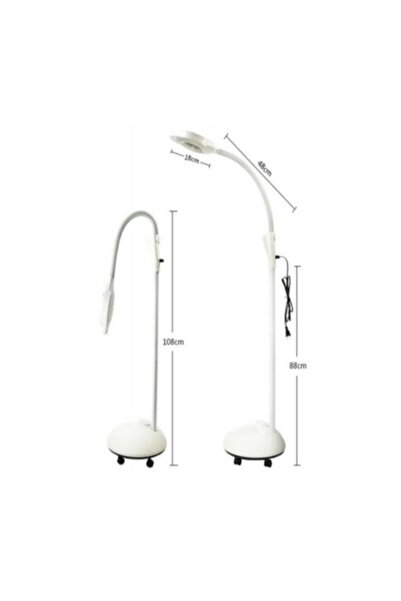 LED ışık Loop Lamba Ayaklı Lı Büyüteçli Yeni Model