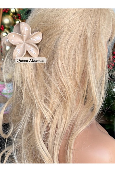 Queen Nelly Sa kamenim detaljima Aloha Lotus Flower Sjajni Karamel Pegovi - N...