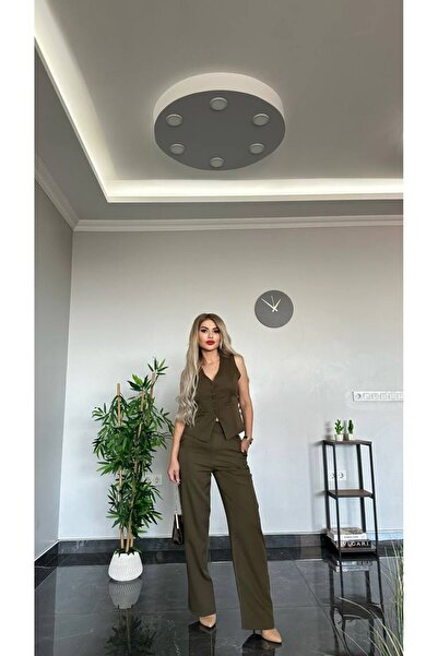 Butik Yelekli Takım 5 Renk Seçeneği Ile - Dar Kalıptır