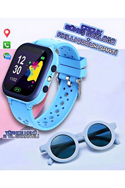 Onkatech Sim Kartlı Konum Takibi Ve Ortam Dinleme Özellikli Akıllı Çocuk Saati Btk Kayıtlı ve Güneş Gözlüğü