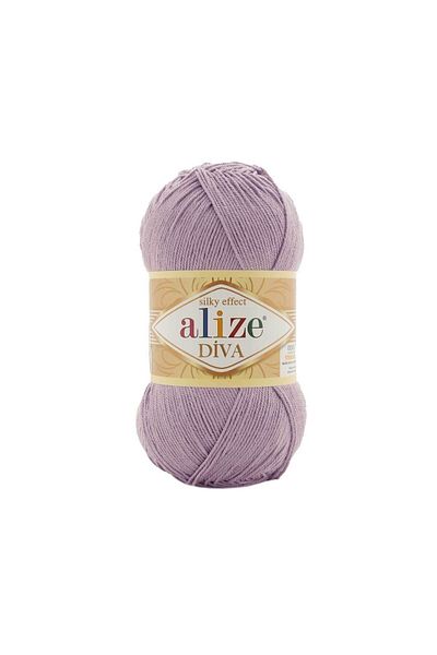 Alize 5 τεμάχια Diva Mercerized κλωστή Summer Bikini Bustier Μπλούζα Πλεκτή κλωστή 505 ASH LILA