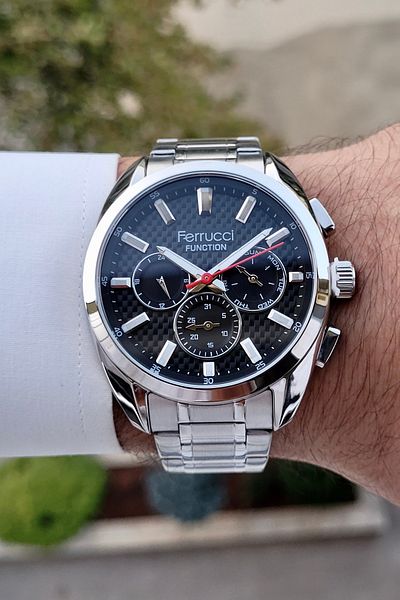 Ferrucci Metallic Color Men's Wristwatch