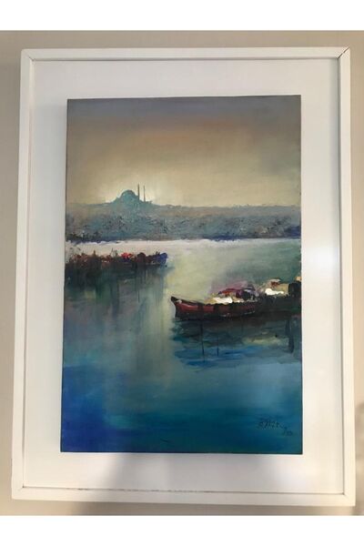 artoloji Dilek Doğansel - Istanbul 1 - 2012 - Tuval Üzerine Akrilik Boya - 40...