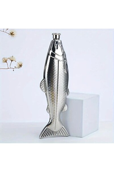 PİRAMİGO Fish Shaped Stainless Steel Flask
