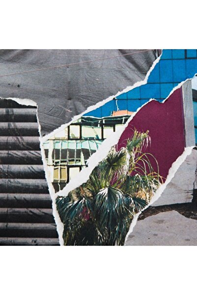 artoloji Dilara Arkan - Arka Bahçe Hafızası - 2017 - Kağıt Kolaj - 9.7x9.5 cm (çerçeveli+paspartulu 25x25 cm)