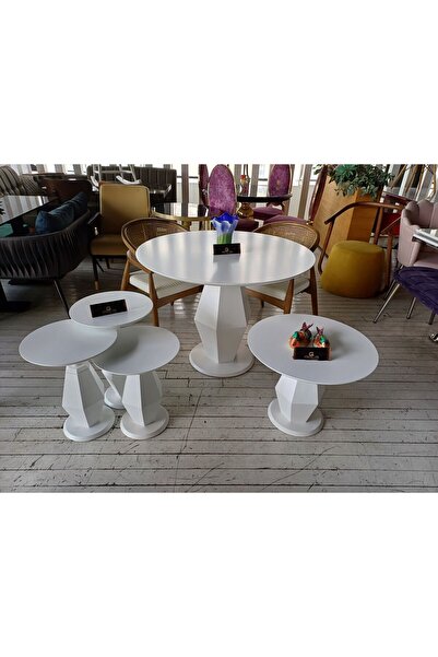 Gold Design PRİZMA MASA beyaz 80x100 cm farklı renklerde