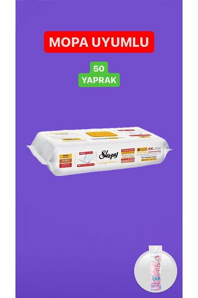 Sleepy Easy Clean Mopa Towel with Arabian Soap - 50 Sheets with Gift