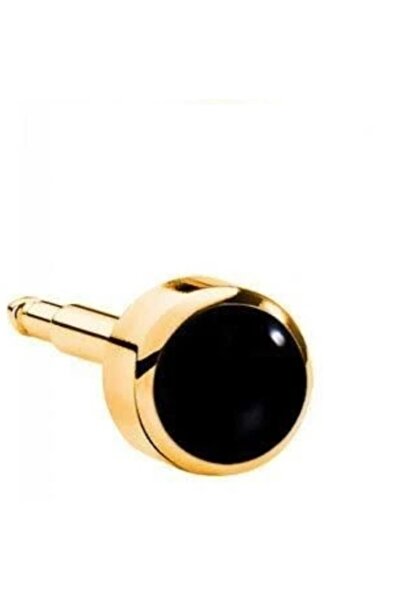 nina Nur Dükkanı Gold Siyah Küpe