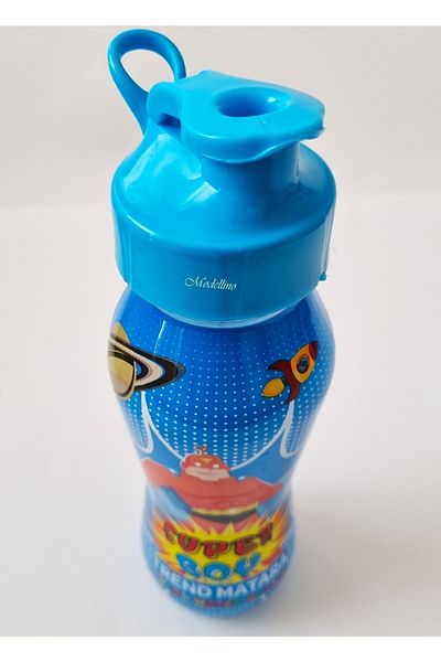 Modellino Licensed Super Size Blue Covered 500cc Transparent Boy's Water Bottle